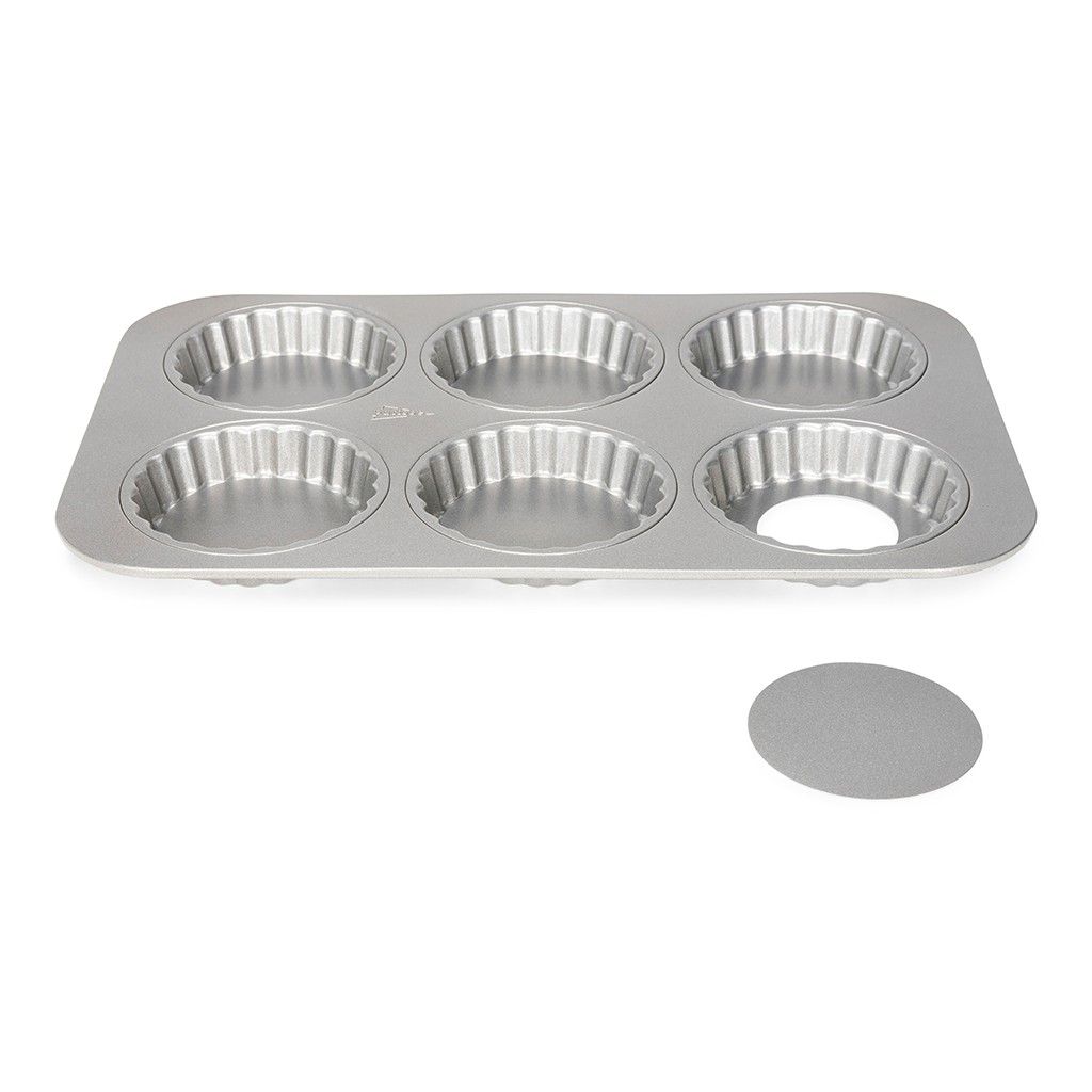 E-shop Cakesupplies Forma na tartaletky - vyberateľné dno 6 ks