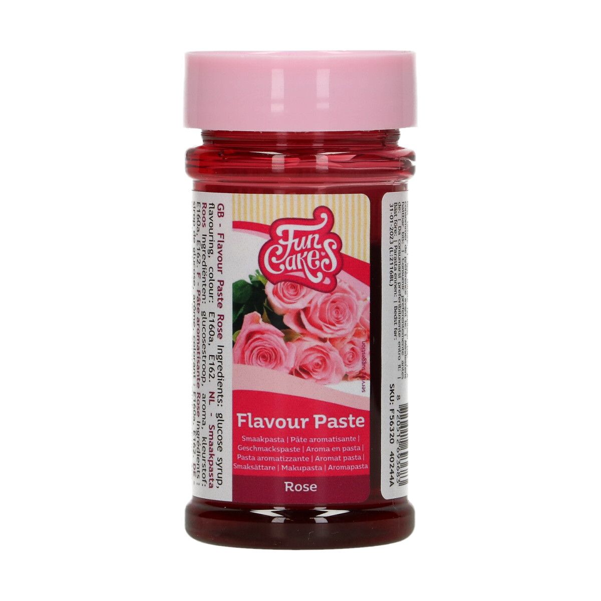 E-shop Cakesupplies Ochucovacia pasta Funcakes - Ruža 100 g