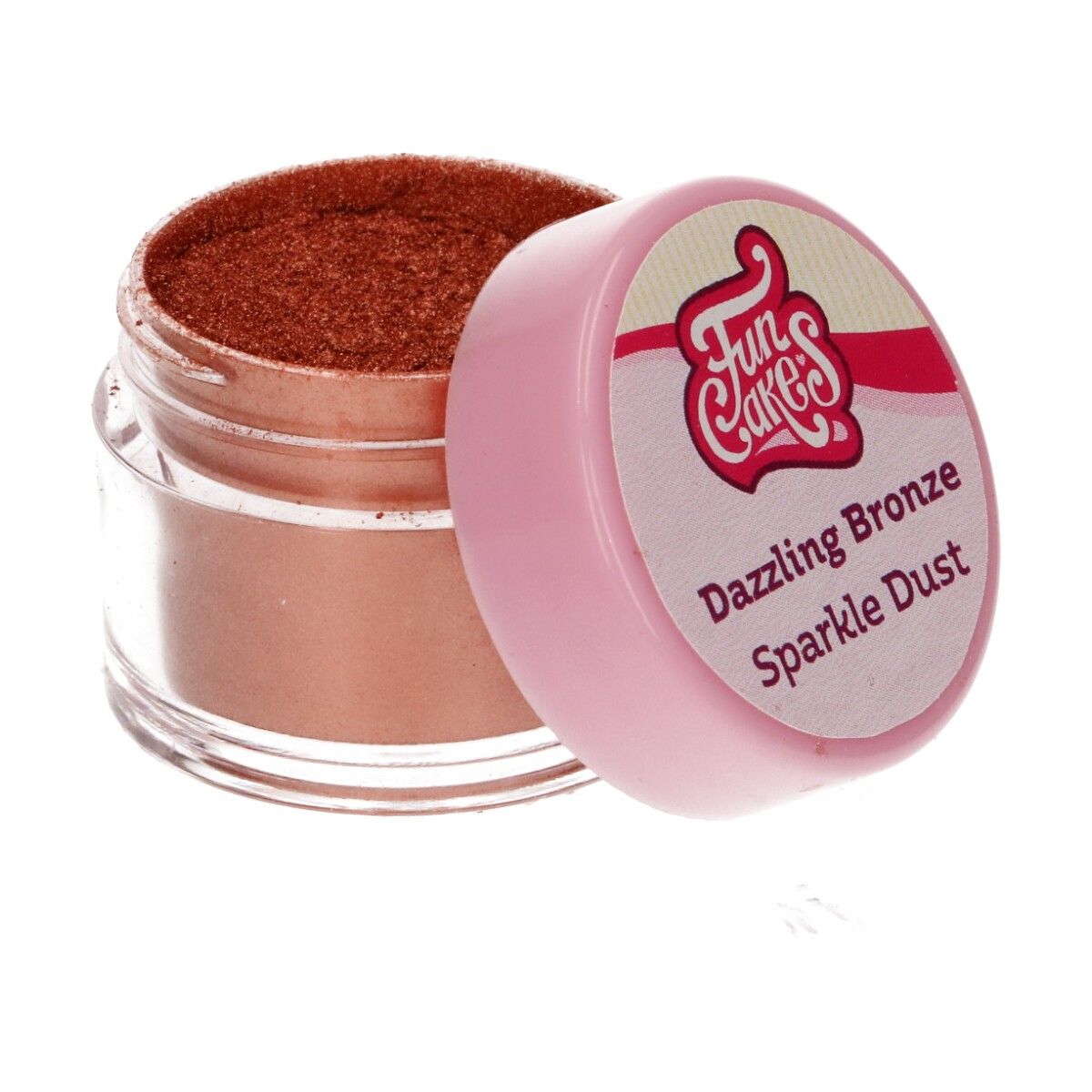 E-shop Funcakes Jedlá prachová farba Dust Dazzling Bronze - Bronzová 3,5 g