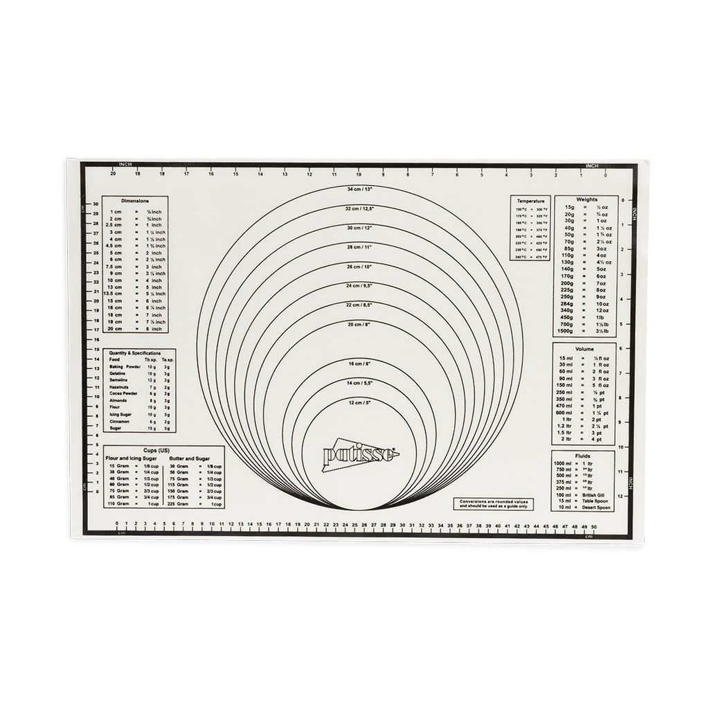 E-shop Patisse Silikónová podložka na vaľkanie s rozmermi 60 x 40 cm