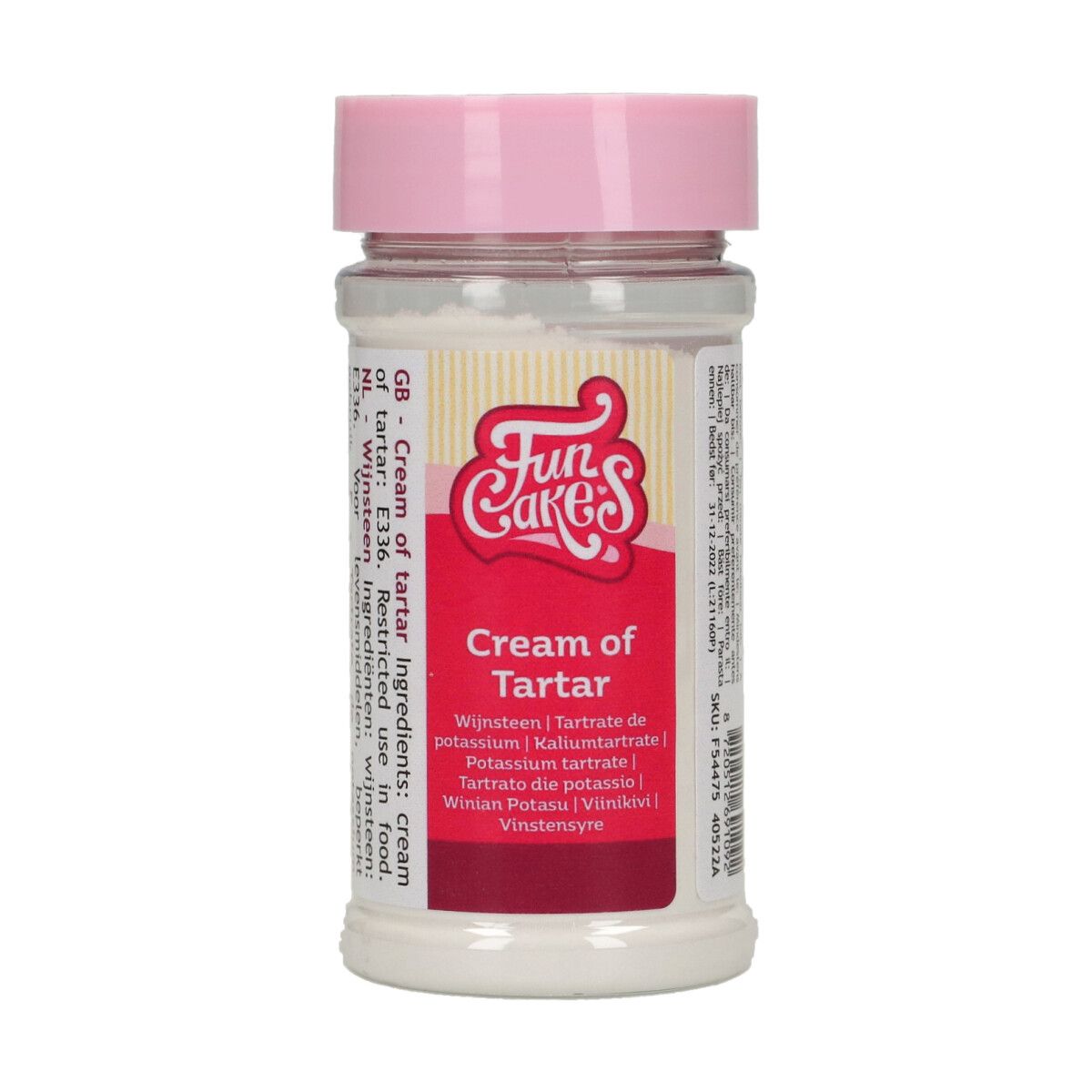 E-shop Funcakes Cream of Tartar - Vínny kameň 80 g