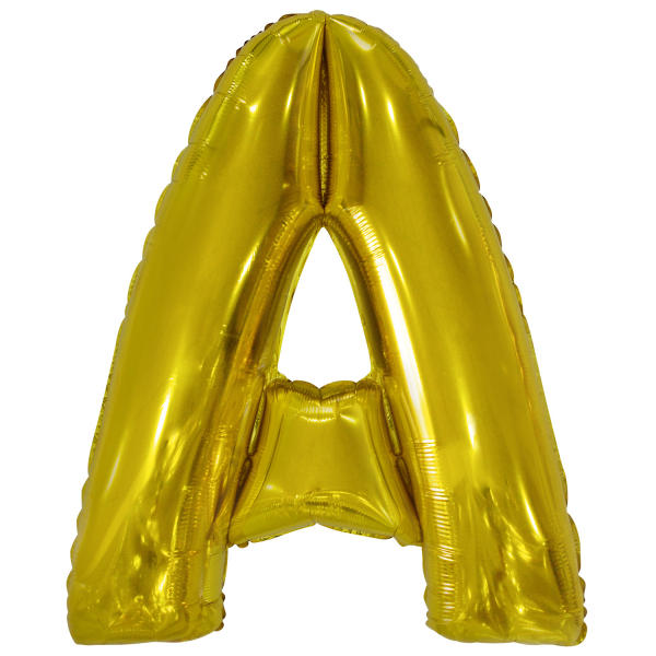 E-shop Amscan Fóliový balónik písmeno A 86 cm zlatý