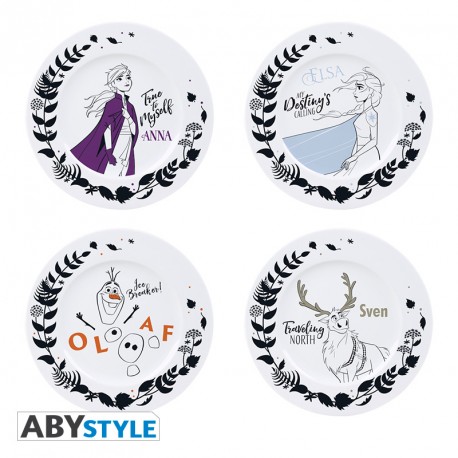 E-shop ABY style Sada tanierov Disney Frozen 4 ks