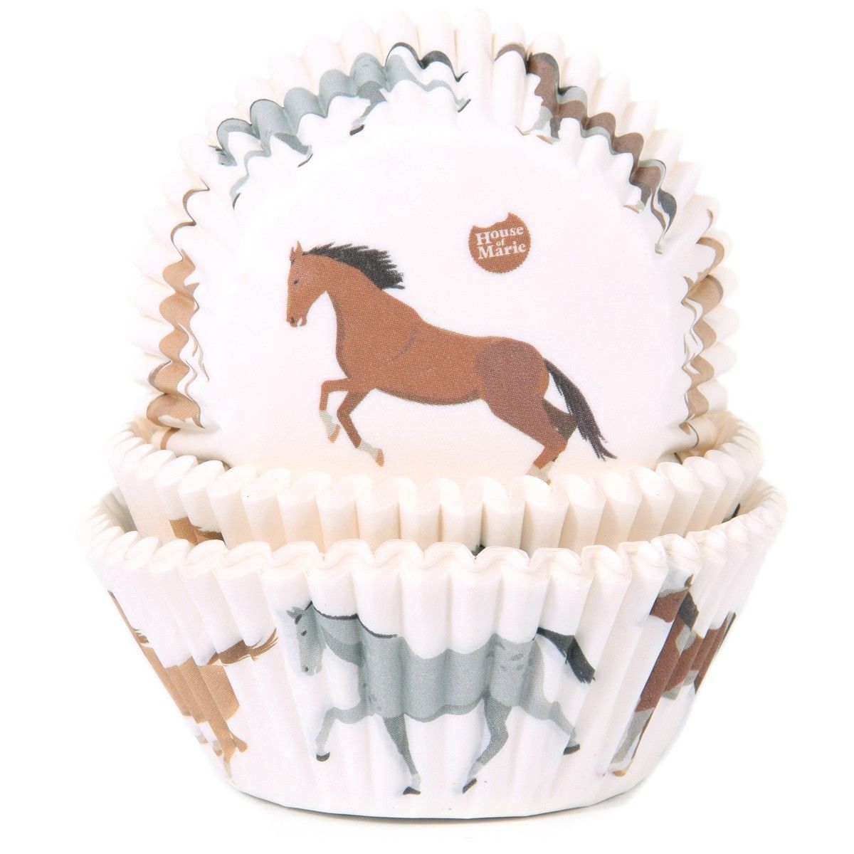 E-shop Cakesupplies Košíčky na pečenie - Koníky 50 ks