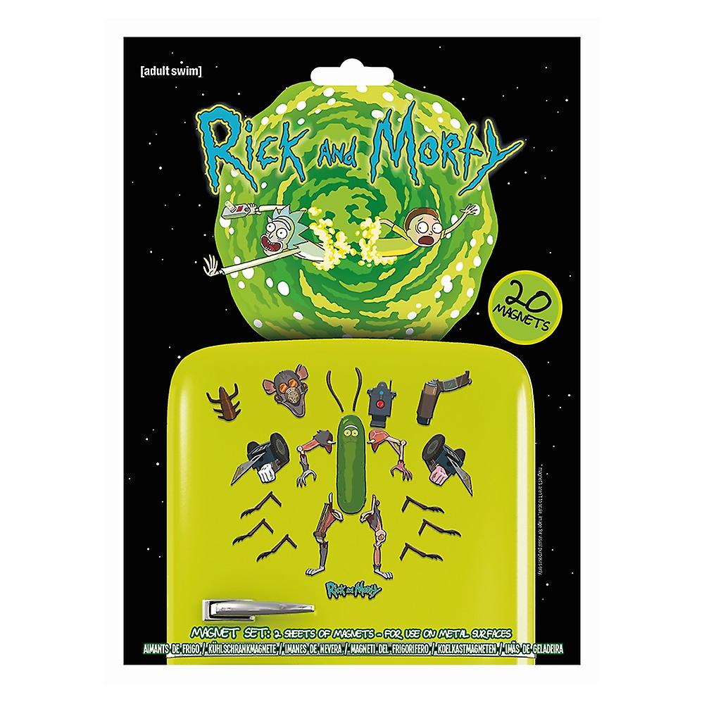 E-shop Pyramid Súprava magnetiek - Rick and Morty 20 ks