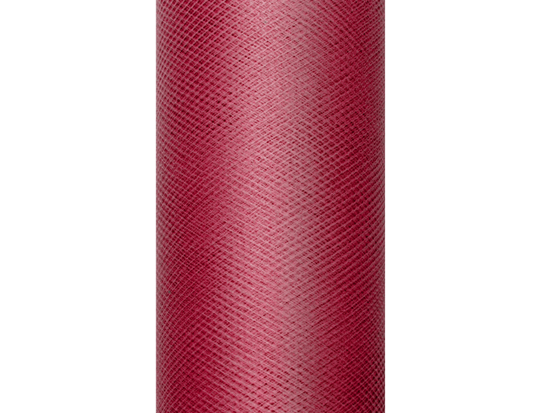 PartyDeco Tyl hladký - vínovo červený 0,15 x 9m