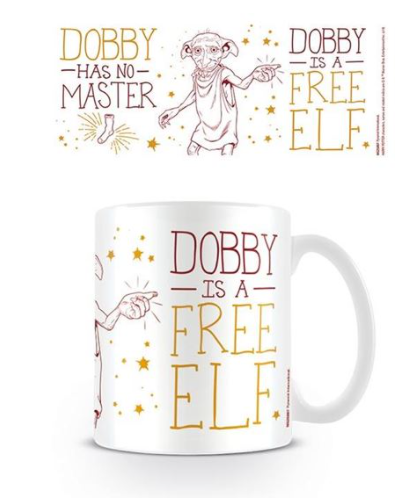 E-shop Pyramid Hrnček Harry Potter - Dobby has no master, Dobby is a free elf 315 ml