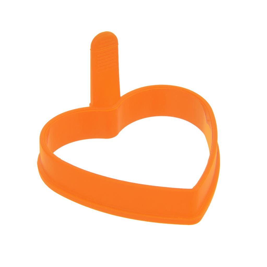 E-shop Orion Silikónová forma oranžová - Lievance/ Volské oká srdce 9,5 cm