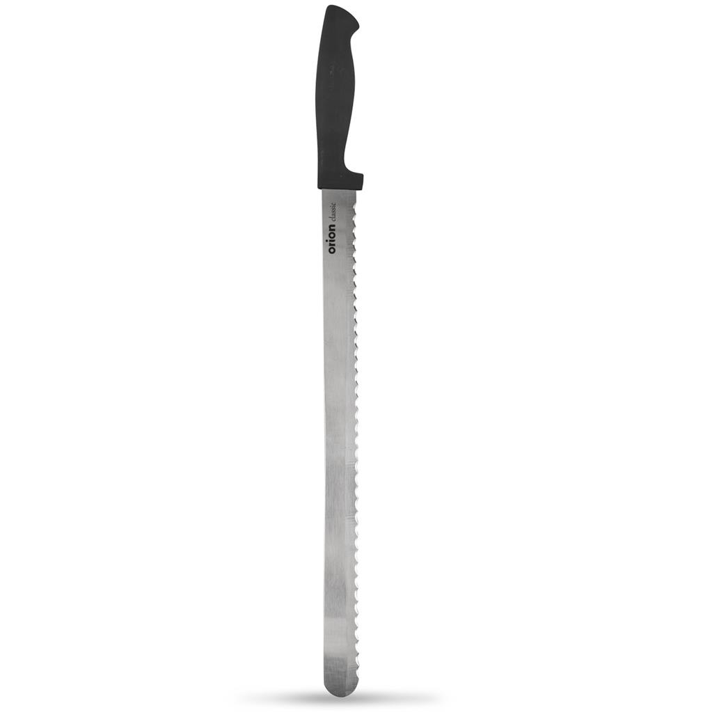 E-shop Orion Nerezový kuchynský nôž - vrúbkovaný 28 cm