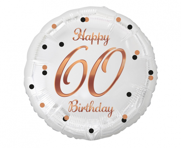 E-shop Godan Fóliový balón - bielo/ružový 60