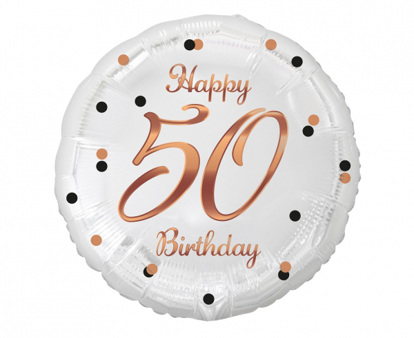 E-shop Godan Fóliový balón - bielo/ružový 50