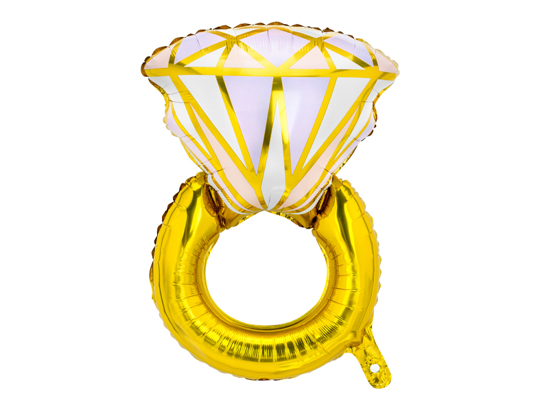 E-shop PartyDeco Fóliový balón - Prsteň 60 x 95cm