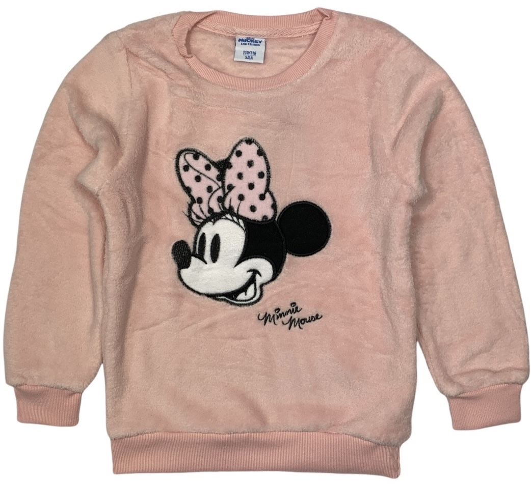 EPlus Dievčenská mikina - Minnie Mouse ružová Veľkosť - deti: 134/140