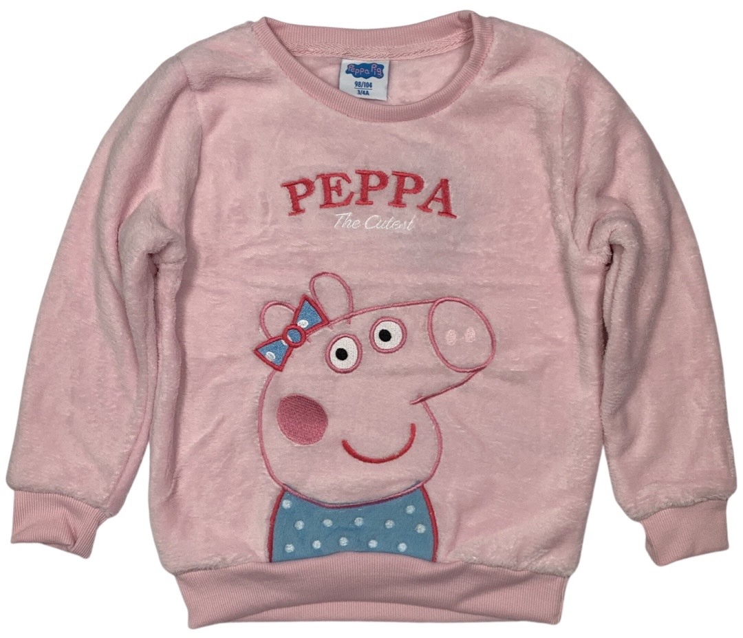 E-shop EPlus Dievčenská mikina - Peppa Pig ružová