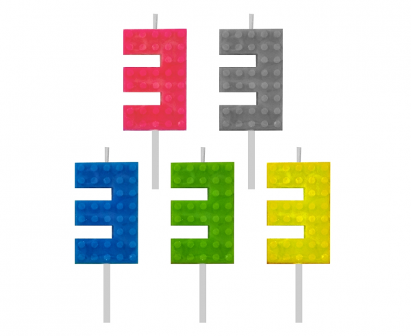 E-shop Godan Narodeninová sviečka Lego - 3
