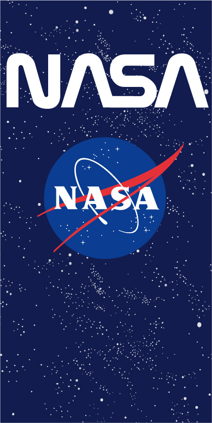 E-shop Eplus Osuška - NASA (modrá) 70 x 140 cm