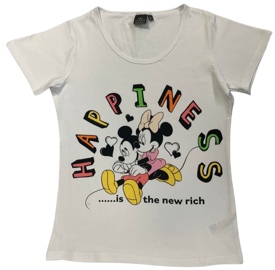 E-shop Podmix Dámske tričko - Minnie Mouse Hapiness biele
