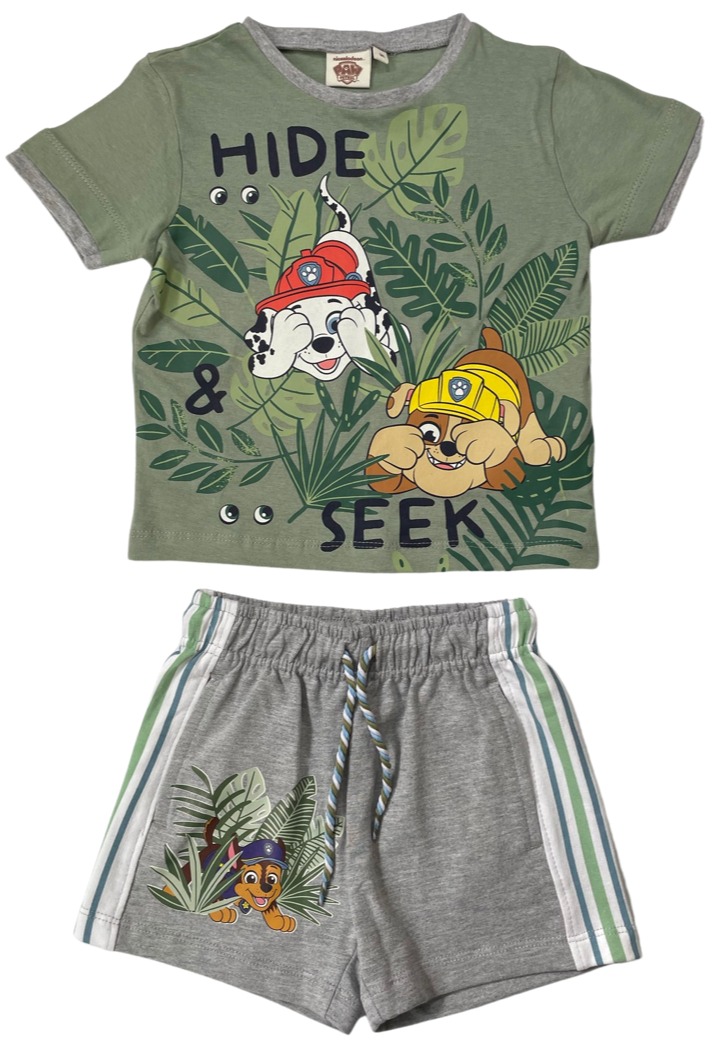 E-shop Setino Chlapčenské pyžamo - Paw Patrol zelené