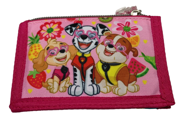 Setino Textilná detská peňaženka - Paw Patrol ružová