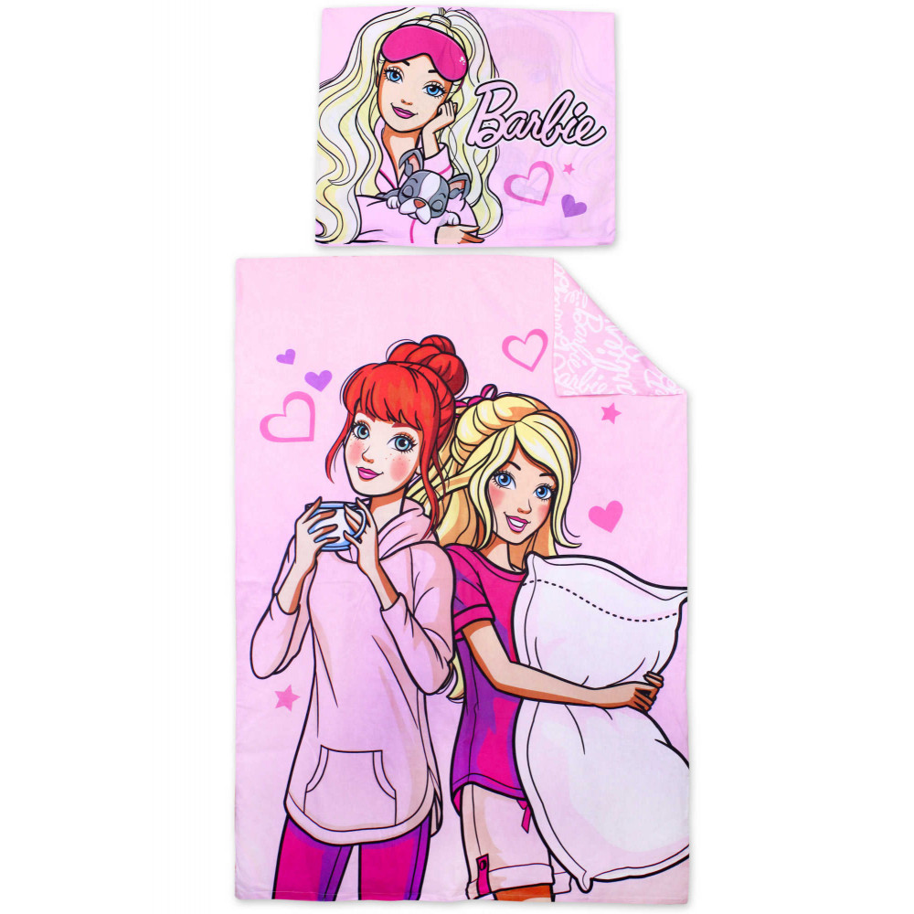 E-shop Setino Detské posteľné obliečky - Barbie 140 x 200 cm