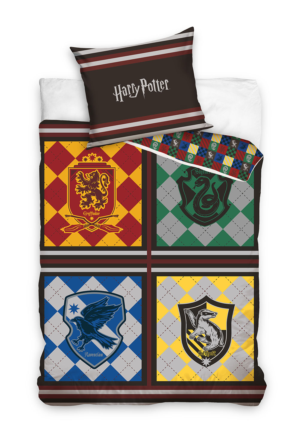 Carbotex Posteľné obliečky - Harry Potter fakulty 140 x 200 cm