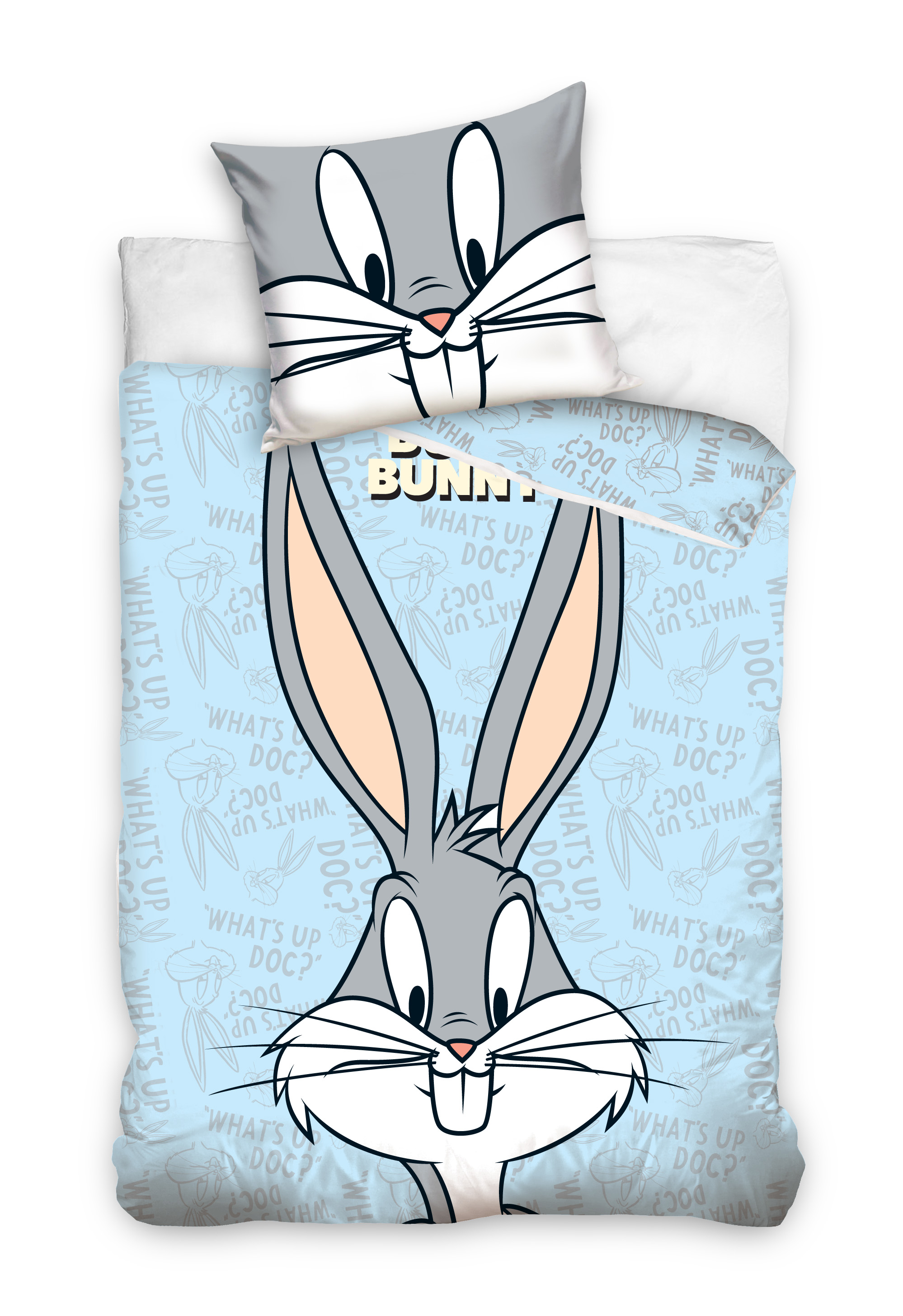 E-shop Carbotex Obliečky do detskej postieľky - Looney Tunes Bugs Bunny 100 x 135 cm