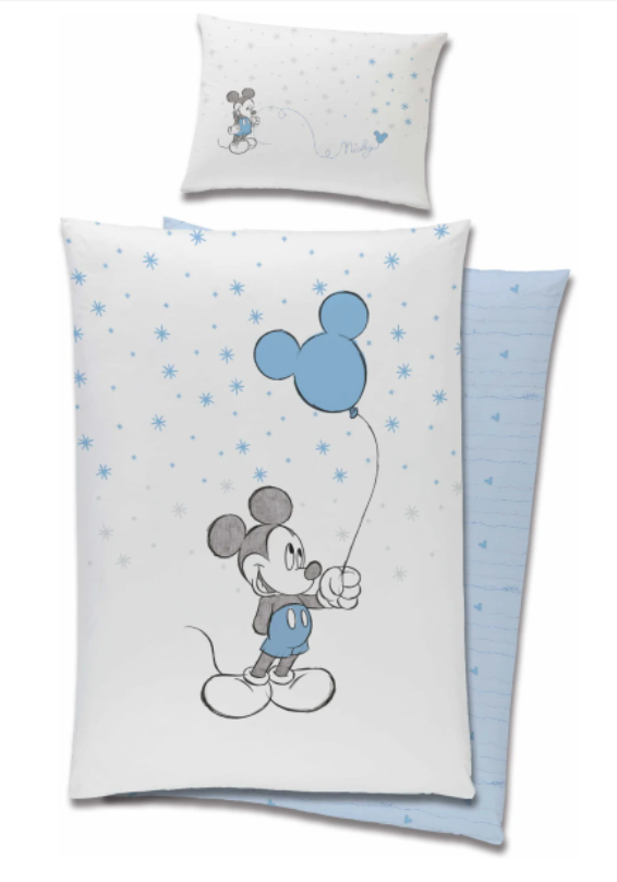 Carbotex Obliečky do detskej postieľky - Mickey Mouse modré