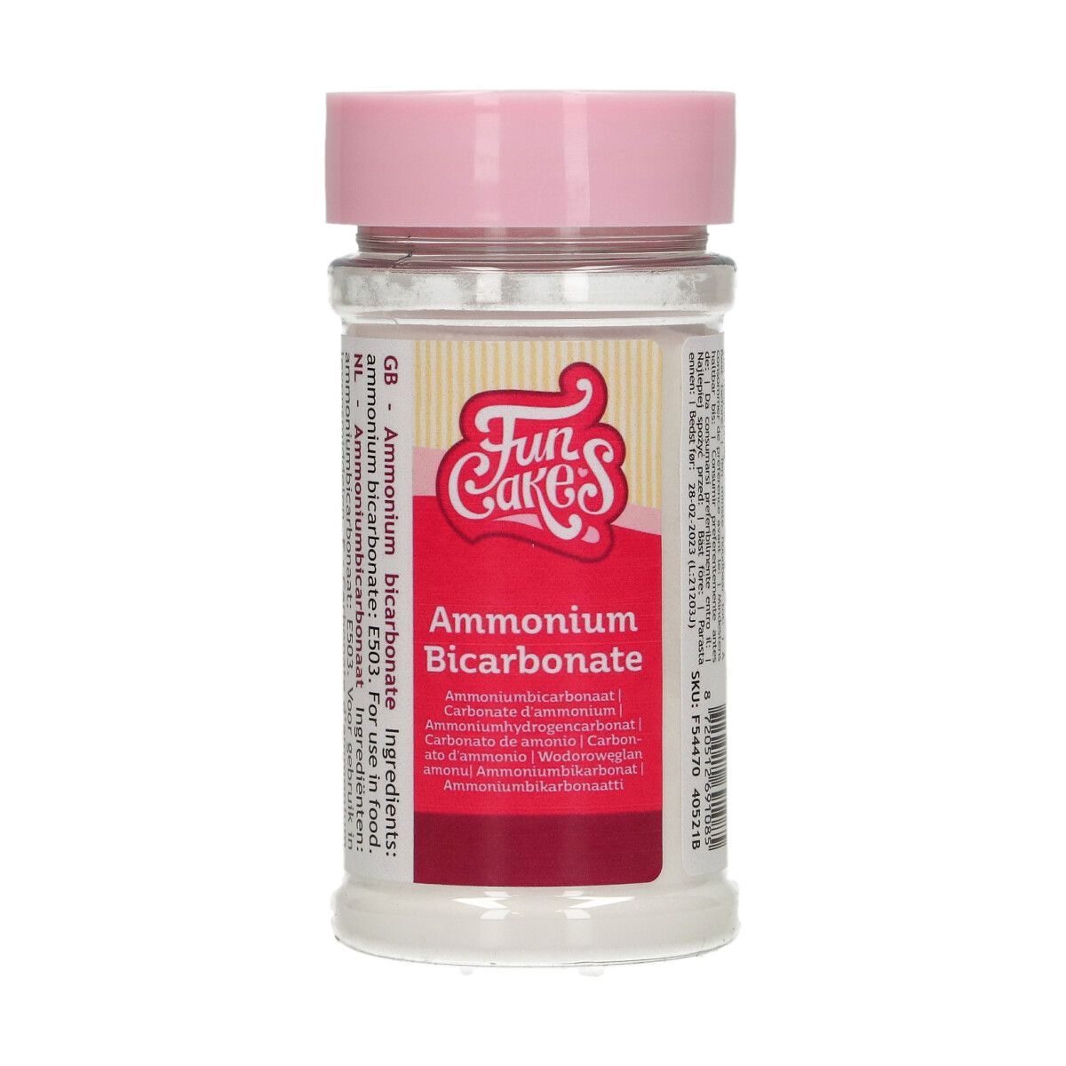 E-shop Funcakes Amonium Bicarbonate - Cukrárske droždie 80 g