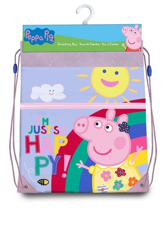 E-shop Kids Licensing Dievčenské vrecko - Peppa Pig Happy