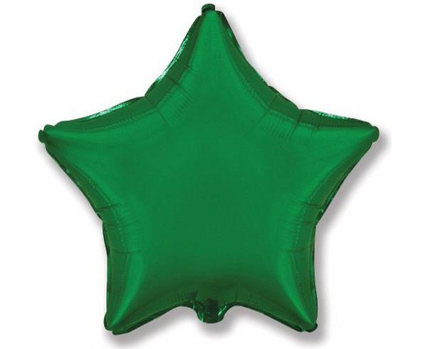 Godan Fóliový balón hviezda - zelená 45 cm
