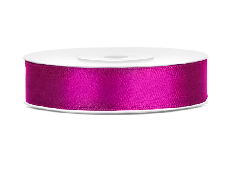 E-shop PartyDeco Saténová stuha - fuchsia 12mm/25m