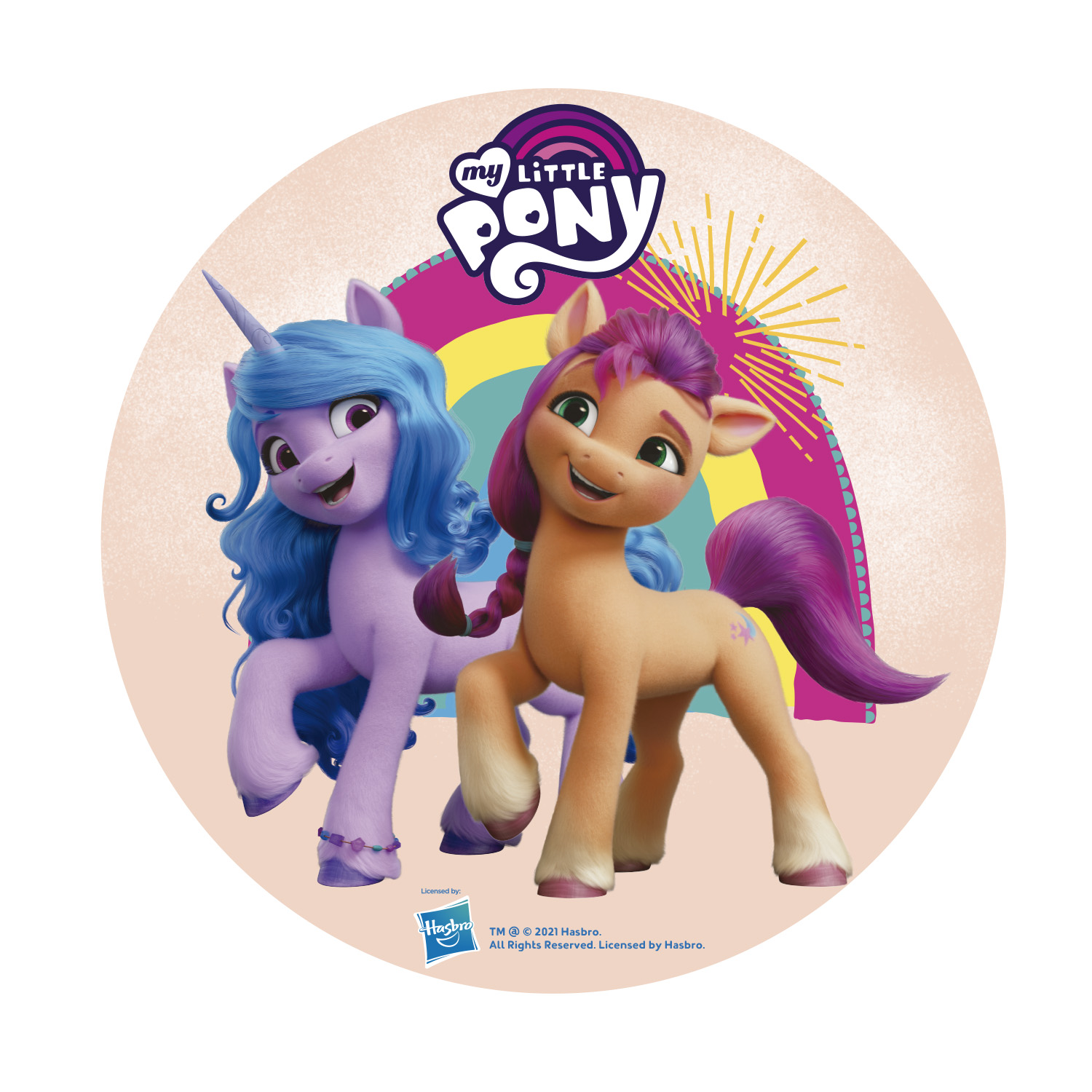 E-shop Dekora Jedlý papier - My Little Pony 20 cm