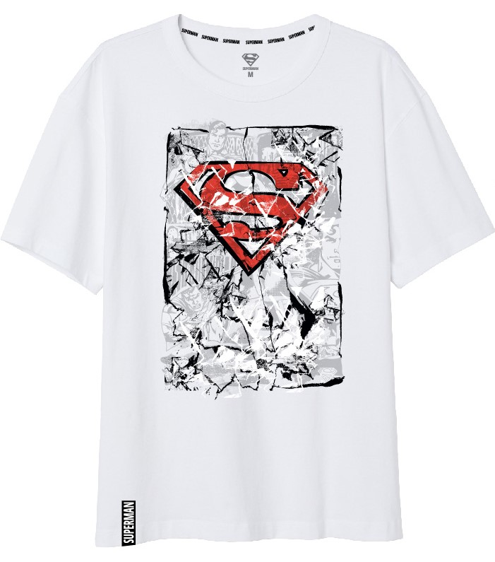 E-shop EPlus Pánske tričko - Superman biele