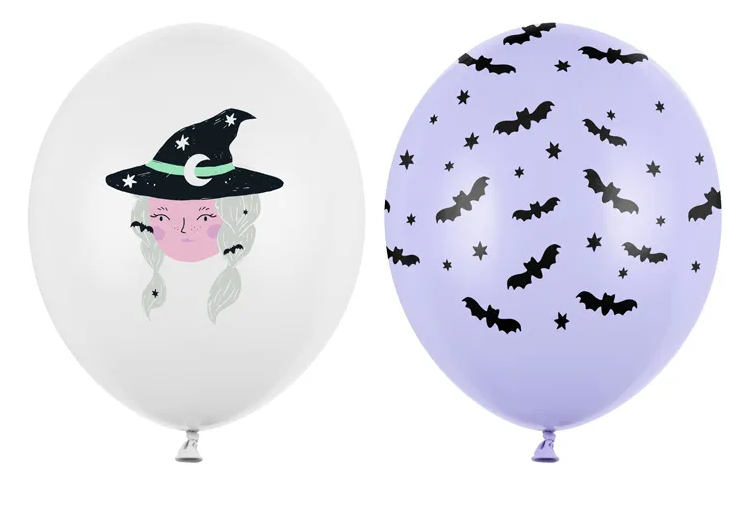 E-shop PartyDeco Latexový balón - Halloween Čarodejnica mix