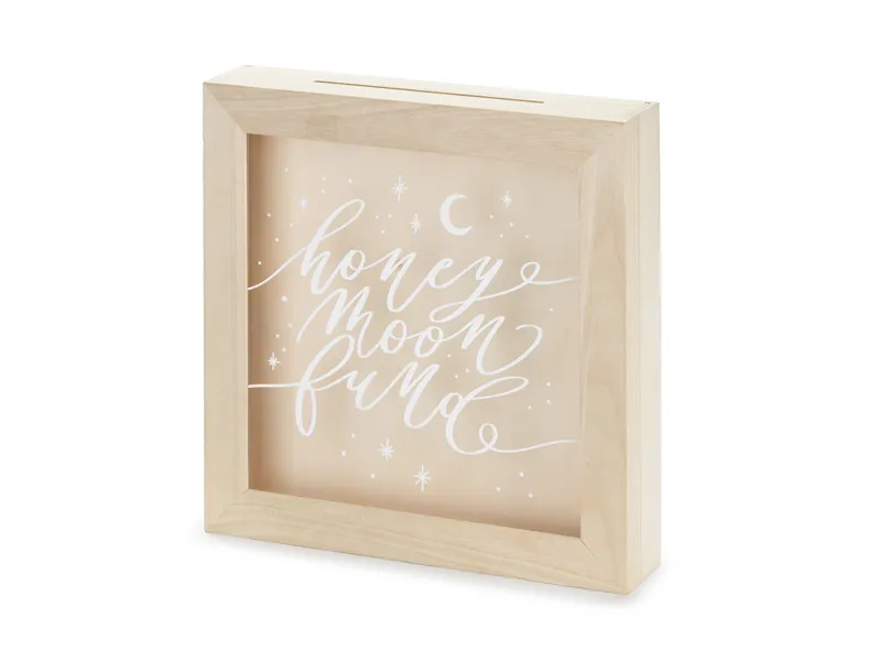 E-shop PartyDeco Svadobná pokladnička - Honeymoon fund