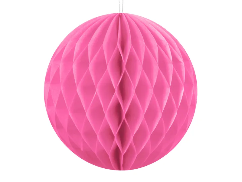 E-shop PartyDeco Papierová guľa - ružová 10 cm