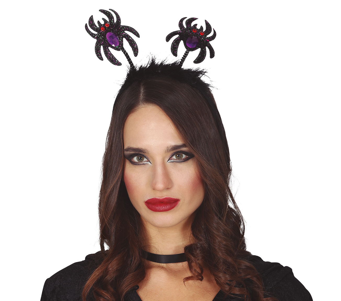E-shop Guirca Dámska čelenka - Glitter Pavúky