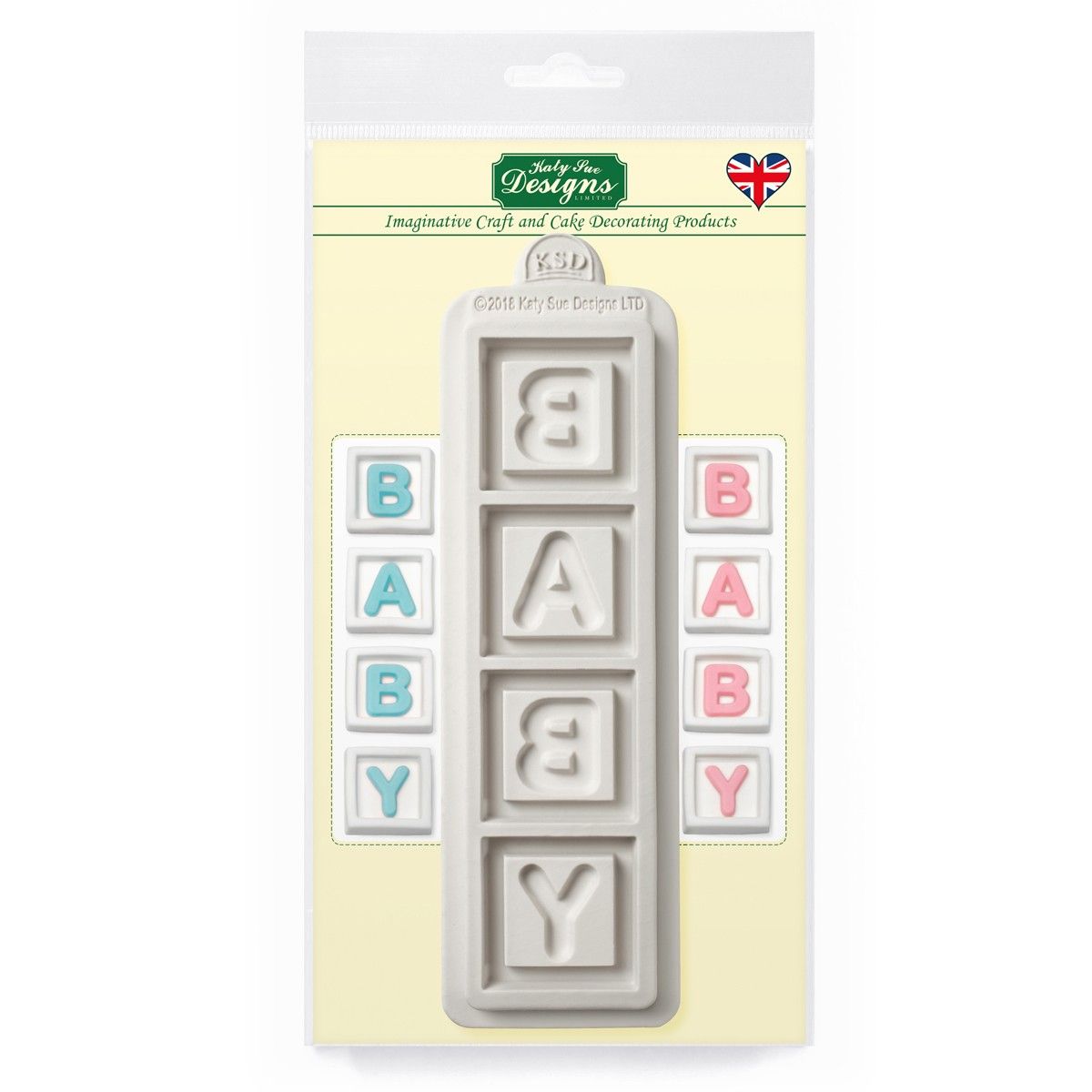 Cakesupplies Silikónová forma na modelovanie - Baby