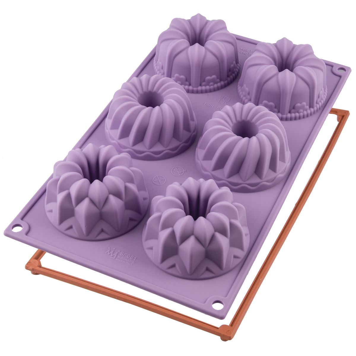 E-shop Cakesupplies Silikónová forma - Luxusné bábovky 70 x 40 mm