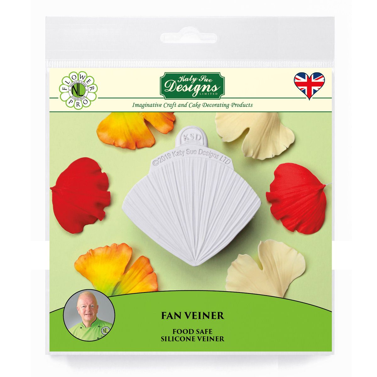 Cakesupplies Silikónová forma na modelovanie - Lupienok/žilkovač