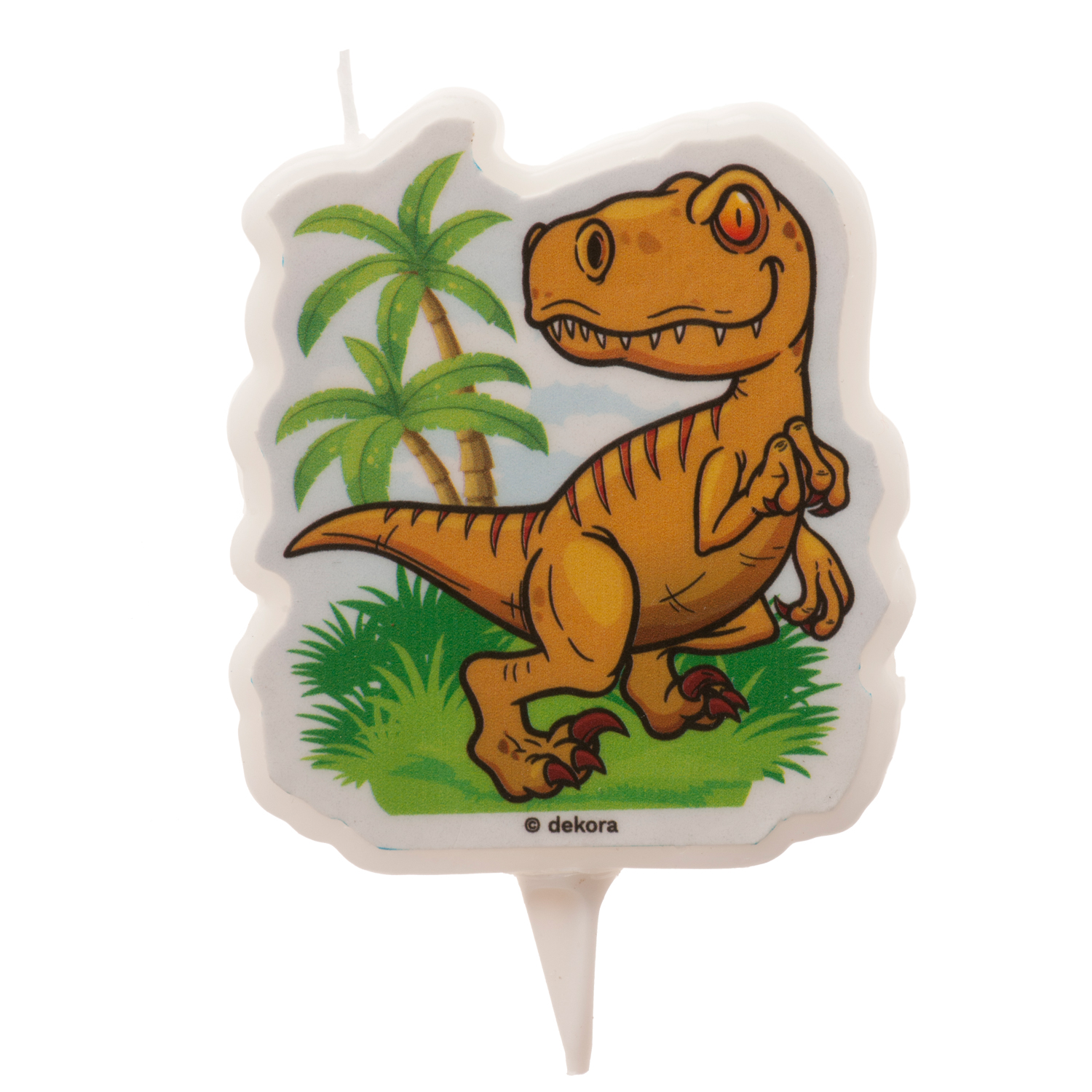 E-shop Dekora Narodeninová sviečka - Dinosaurus 7,5 cm