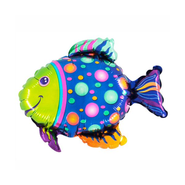 E-shop BP Fóliový balón - Farebná rybka s bodkami