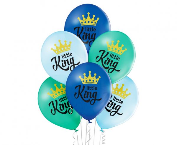 E-shop Belbal Sada latexových balónov - Little King 6 ks