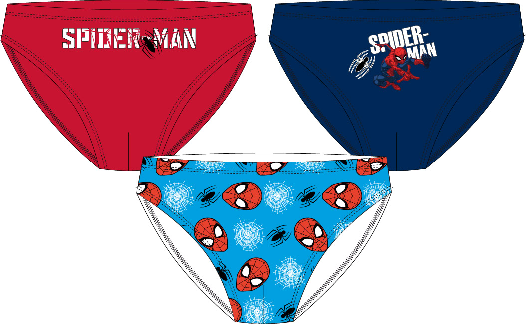 E-shop EPlus Chlapčenské spodné prádlo - Spider-Man mix 3 ks
