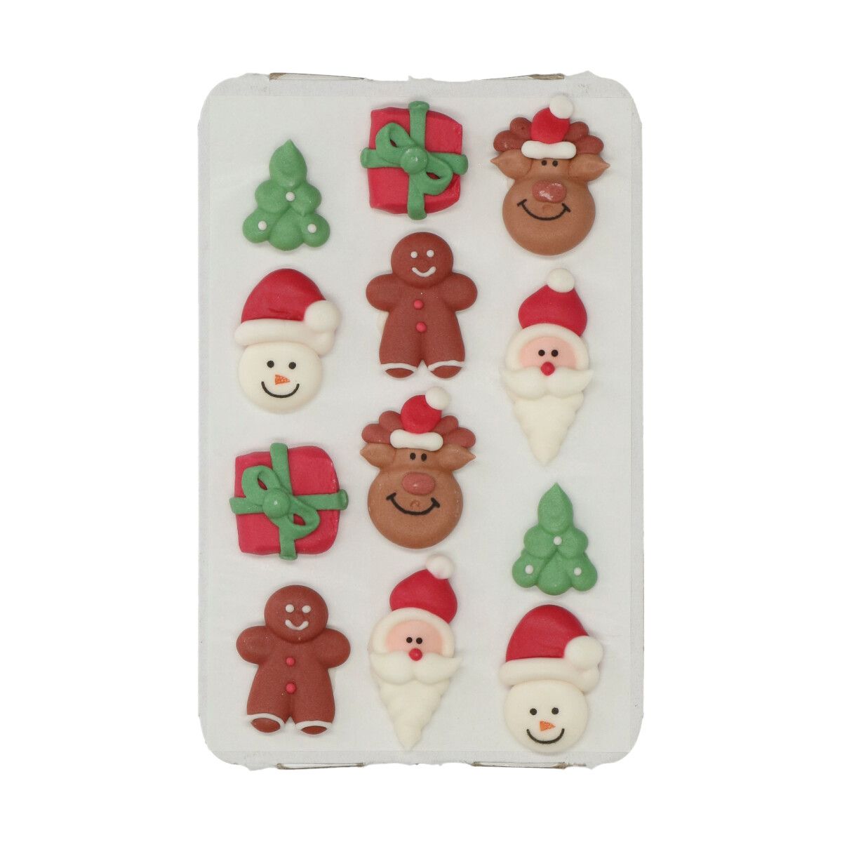 E-shop Wilton Cukrové vianočné zdobenie - Royal Icing Christmas 12 ks