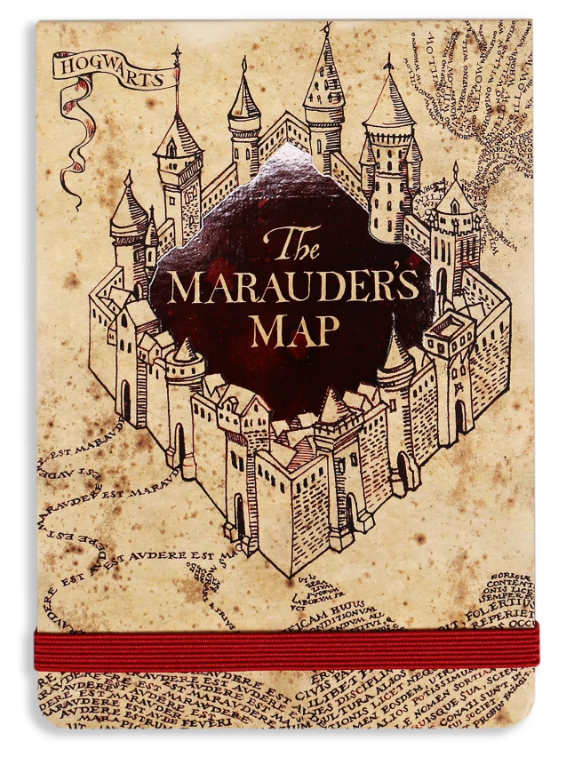 E-shop Half Moon Bay Vreckový zápisník Harry Potter - Záškodnícka mapa