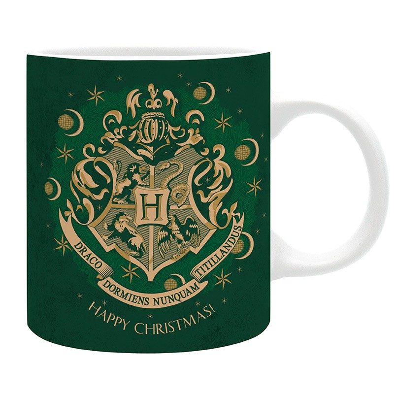 E-shop ABY style Hrnček Harry Potter - Happy Christmas zelený