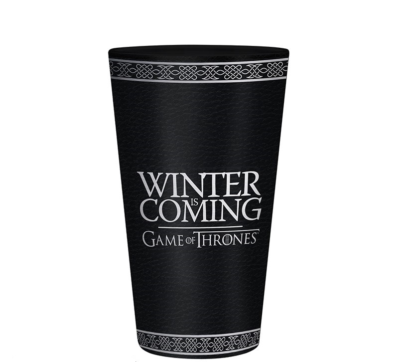 E-shop ABY style Sklenený pohár Game of Thrones - Stark 400 ml