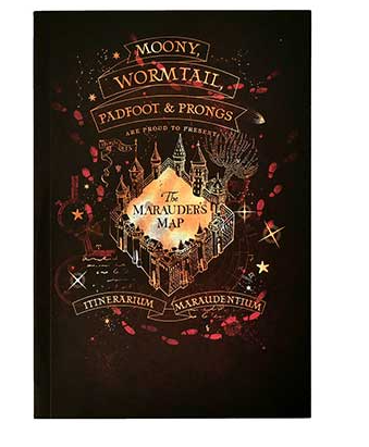 E-shop Distrineo Zošit Harry Potter - Záškodnícka Mapa