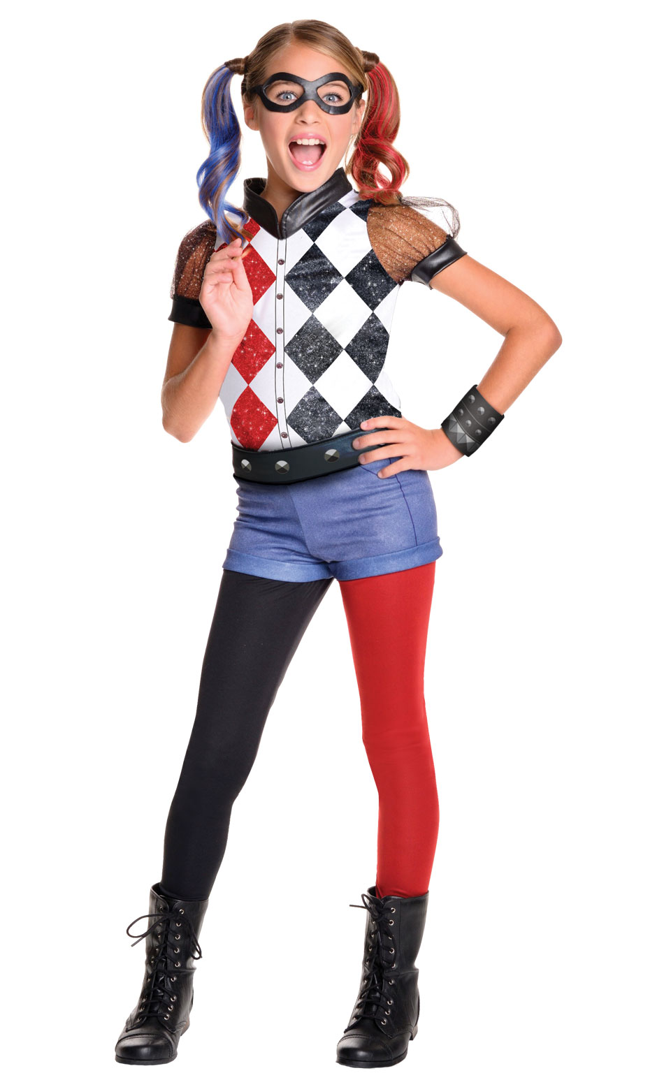 E-shop Rubies Detský kostým - Harley Quinn DC Comics DELUXE